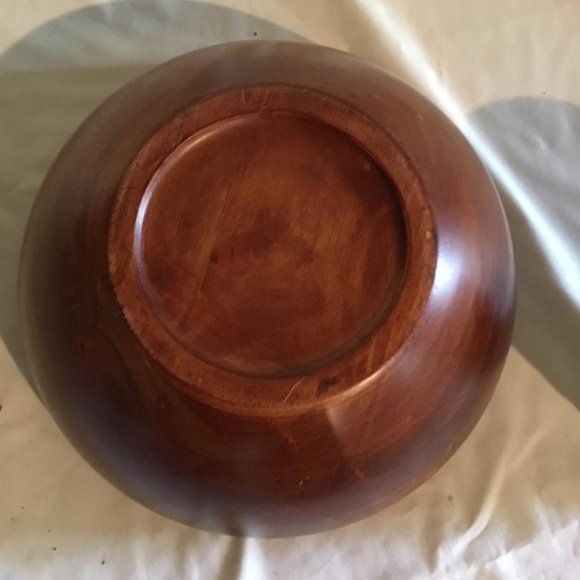 Wooden Bowl Serving Pieces ~ Vintage - Picture 3 of 7